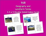 168 Geography and Landform Double-sided Printable 4 x 6 In