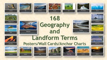 Preview of 168 Geography and Landform Terms PowerPoint Slideshow