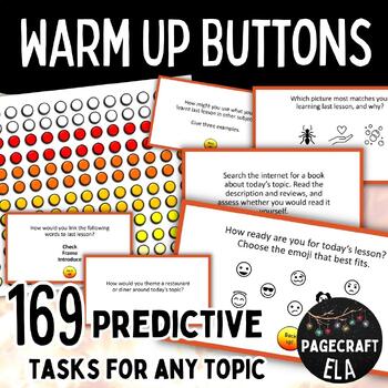 Preview of 169 Warm Ups for Any Topic | Critical Thinking Evaluative Bellringers