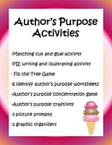 17 Author's Purpose Activities - 31 pages!