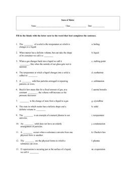 17 Basic Chemistry Worksheet set with keys by Maura & Derrick Neill