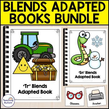 Preview of 17 Blends Adapted Books | Adapted Books for Special Education