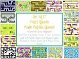 17 First Grade Math Folder Games - Fun Centers - Common Co