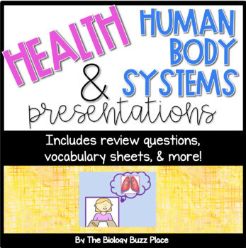 Preview of Set of 17 Human Body Systems Notes/Presentations