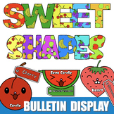 17 Math Craft Fruit 2D Shape Crafts - Food Bulletin Board Display