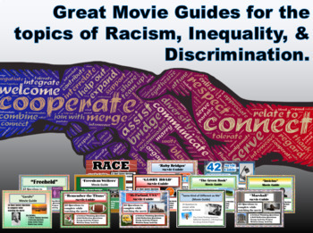 Preview of 30 Movie Guide Guides for films depicting Discrimination and/or Inequality