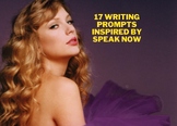 17 Writing Prompts Inspired by Taylor Swift's album SPEAK 