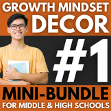 170 Growth Mindset Posters MINI-BUNDLE #1 | Middle & High 
