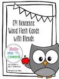 174 Nonsense Word Flash Cards with Beginning Blends