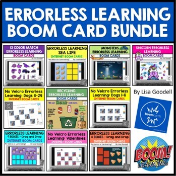 Preview of 175 Errorless Learning Digital File Folders BOOM CARDS