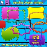 Borders Clip Art | 176 Fun Frames in Shiny Style