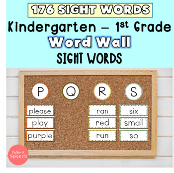 K-3 Word Wall Words