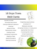 18 Boys Town Skill Cards