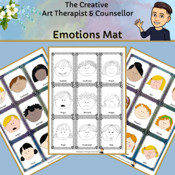 Preview of 18 Emotions and Feeling Cards - labelling emotions