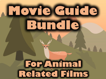 28 Movie Guides for Animal Related Films - Movie Questions w/Extra  Activities
