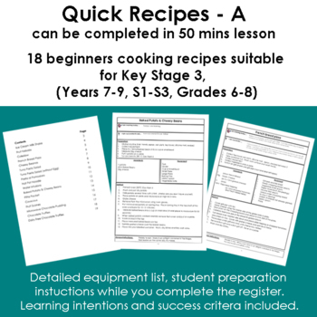 Preview of 17 Quick Tried and Tested Recipes for beginners (make in under 50 mins)