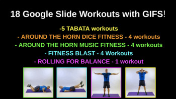 Preview of 18 Separate Google Slide Workouts with GIFS!