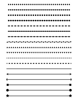 simple line dividers png