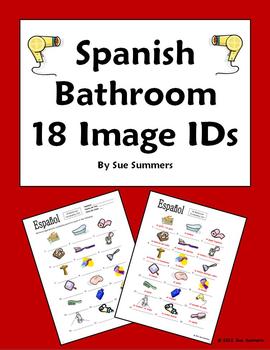 spanish house 18 bathroom vocabulary ids worksheet el bano by sue summers