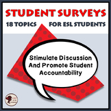 18 Student Surveys: Conversation Topics for ESL Students