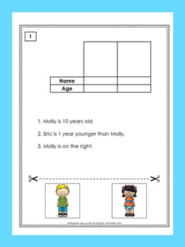 logic puzzles for kindergarten 1st grade and special ed