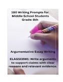 180 Argumentative Essay Writing Topics for 8th Graders