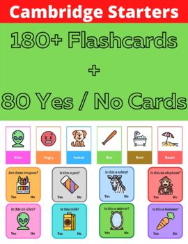 Yes and No Flash Cards