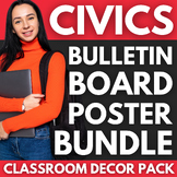 180 Civics Posters BUNDLE | Quote Posters for Social Studi