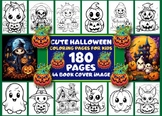 180 Cute Halloween Coloring Pages for Kids