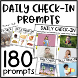 180 Daily Check-in Prompts- Distance Learning