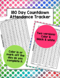 180 Day Attendance Tracker