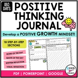 Positive Thinking Journal - Social Emotional - Morning Wor