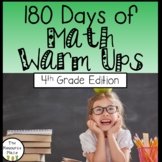 180 Days of Math Warm Ups (4th Grade Edition)