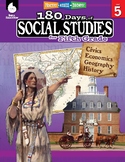 180 Days of Social Studies for Fifth Grade (eBook)