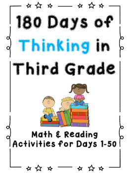 Preview of 180 Days of Thinking In Grade 3 (Days 1-50)