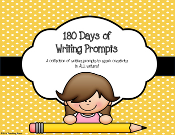 Preview of 180 Days of Writing Prompts