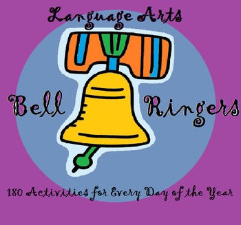 Preview of 180 Language Arts Bell-Ringers -- Writing, Critical Thinking, and More!