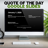 180 Slides - Quote of the Day - Opening and Closing Object
