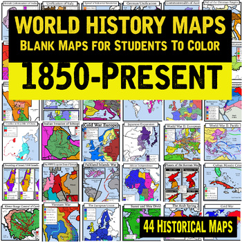 Preview of World History Maps: 1850-2000