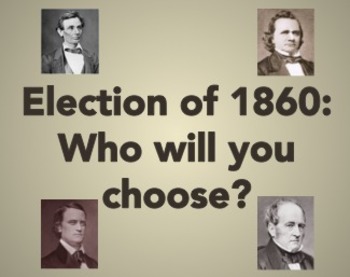 Preview of 1860:  A Mock Election Activity