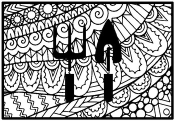 stained glass coloring pages spring