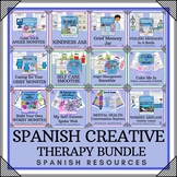 19 CREATIVE THERAPY & COUNSELING RESOURCES - SPANISH BUNDLE