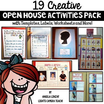 Preview of 19 Creative Open House Activities Pack!