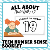 19 | Number Sense Booklet | Teen Numbers for PreK & Kinder