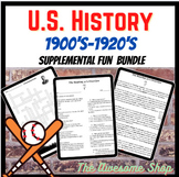 1900's-1920's Supplemental U.S. History Resources for Midd