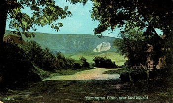 Preview of 1907  Postcard - The Wilmington Giant - Used and clearly franked.