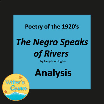 Preview of 1920's Poetry: Negro Speaks of Rivers Analysis, Interactive Notebook, G. Grader
