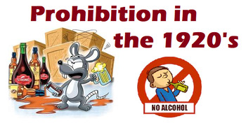 Preview of 1920's Prohibition- PPT, Videos and Worksheets!