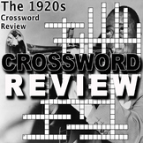 1920s Crossword Puzzle Review (Roaring 20s)