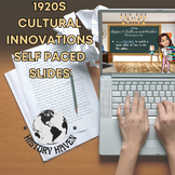 1920s Cultural Innovations - Self Paced Slides - Interacti
